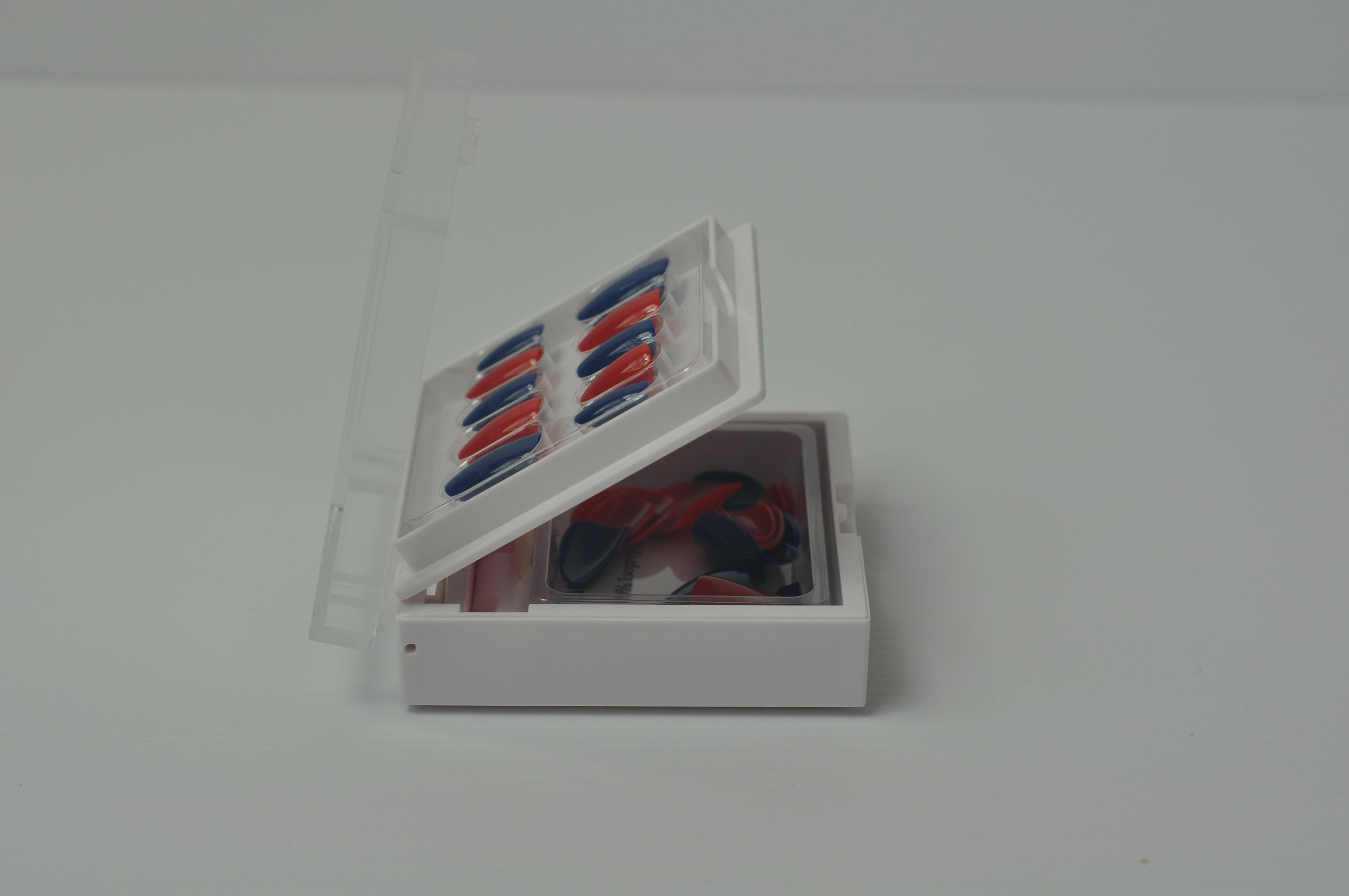 Red and Blue  press-on nails (30PC) Matchday Mani